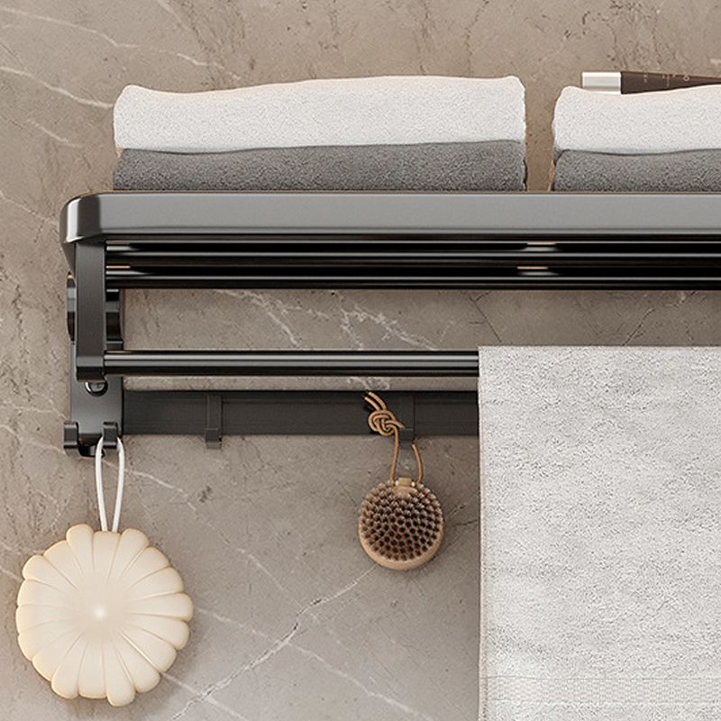 Traditional Aluminum Bathroom Accessories Set Black Bathroom Accessories Kit