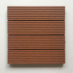 Contemporary Engineered Floor Tile Wire-Brushed Click-Lock Wood Floor for Patio Garden