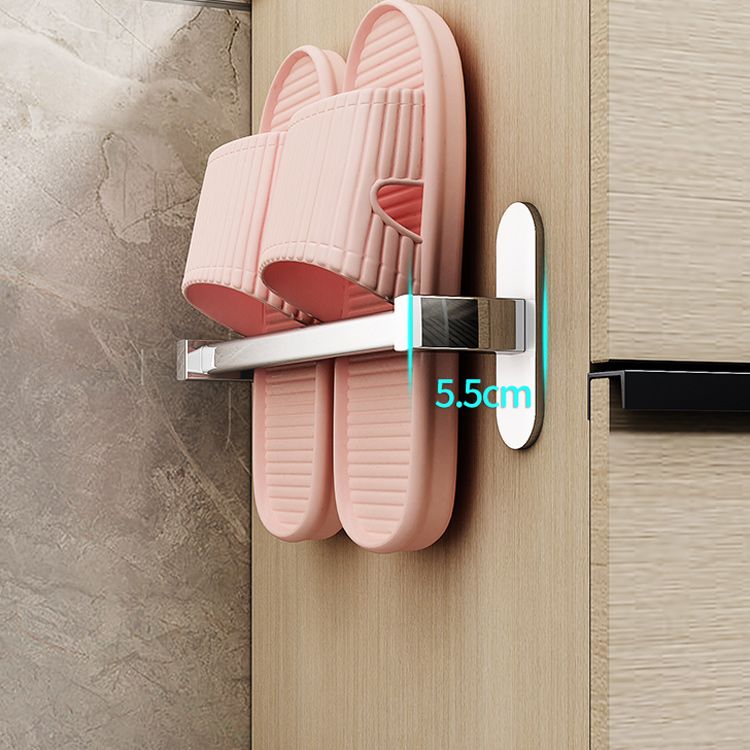 2-Piece Stainless Steel Slip Resistant Modern Chrome Bathroom Hardware Set