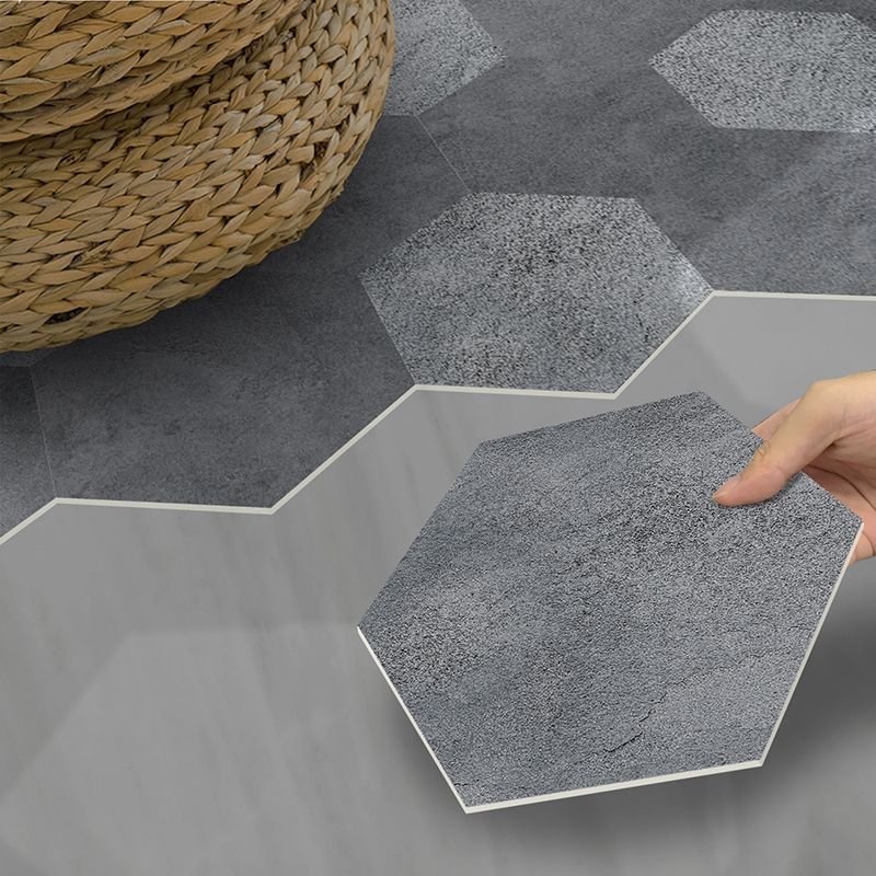 Peel and Stick Vinyl Floor Dark Matte Vinyl Floors with Stone Look