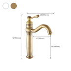 Round Basin Faucet Bathroom Faucet Single Lever High Arc Basin Faucet