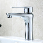 Single Hole Basin Tap Lever Handle 1 Hole Faucet for the Bathroom