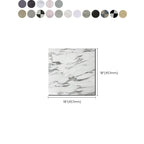 Modern square plastic floor waterproof peel & stick floor tiles