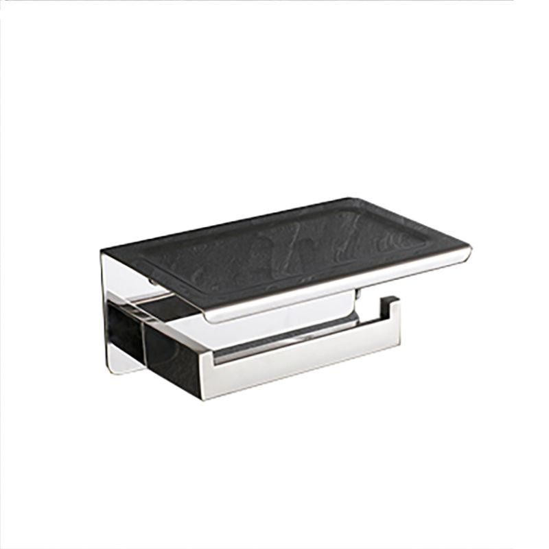 Modern Bathroom Element Set Paper Holder Gray Towel Bar Bathroom Accessory Set
