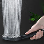 Bathroom Showerhead 3-Jet Massage Wall-Mounted Round Showerhead
