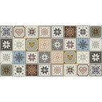 Modern Peel-and-Stick Wall Tile Mosaic Peel-and-Stick Tile
