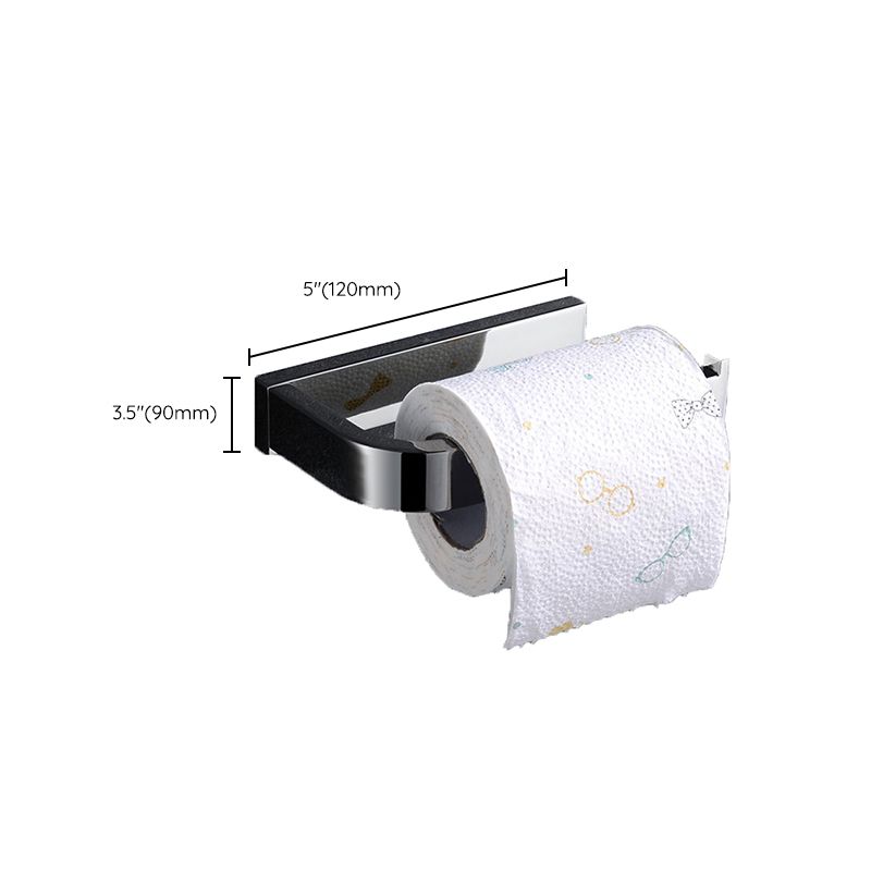 Polished Chrome Modern Bathroom Accessory Set made of Stainless Steel Towel Holder/Soap Dish