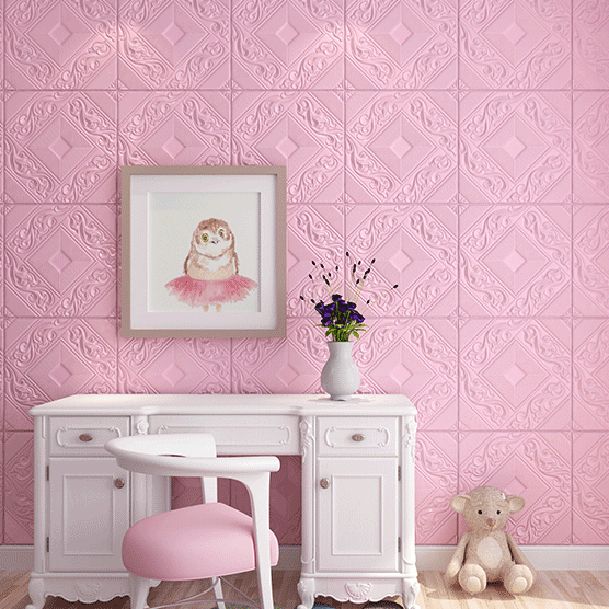 Modern Tin Backsplash Cover Three-Dimensional Printing Wall Ceiling Panel