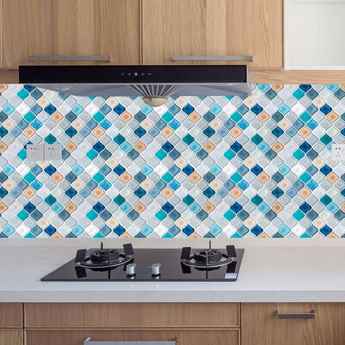 Plastic Peel & Stick Mosaic Tiles Waterproof Mosaic Tiles Wallpaper