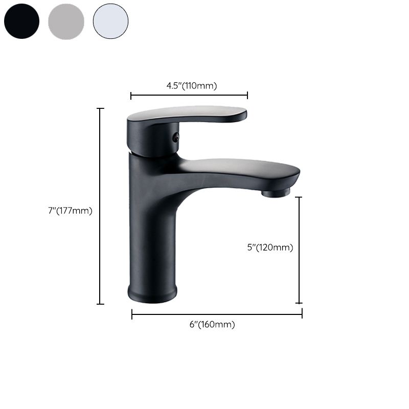 Contemporary Centerset Faucet Single Handle Faucet for Bathroom
