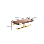 Modern Gold Bathroom Accessory Set Bathroom Shelf Paper Holder Bathroom Accessory Set