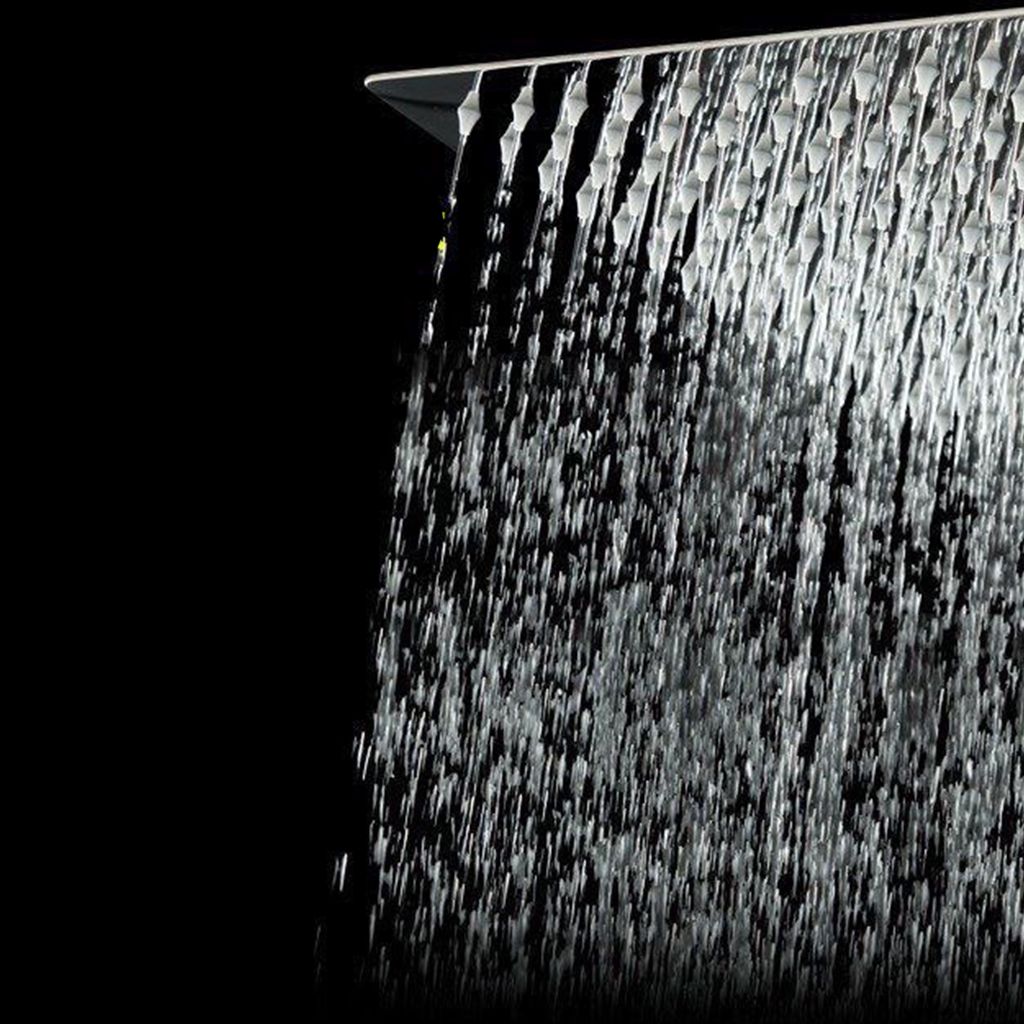 Stainless Steel Showerhead Combo Modern Fixed Showerhead for the Bathroom