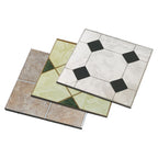 Peel-and-Stick PVC Floor Tiles with Diamond Look, 30.5 × 30.5 cm