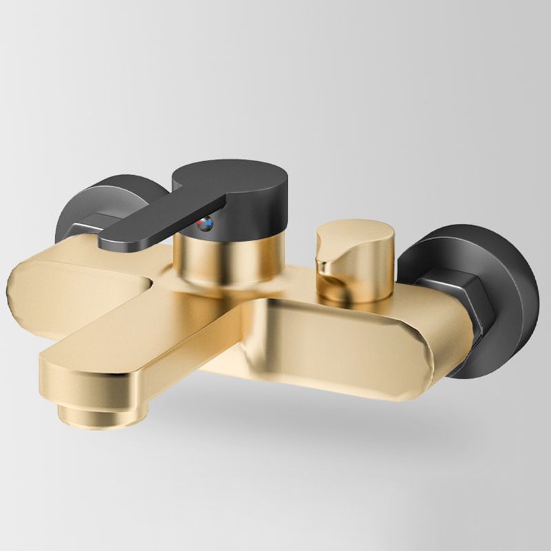 Contemporary Bath Filler Trim Wall Mounted Fixed Bath Fitting