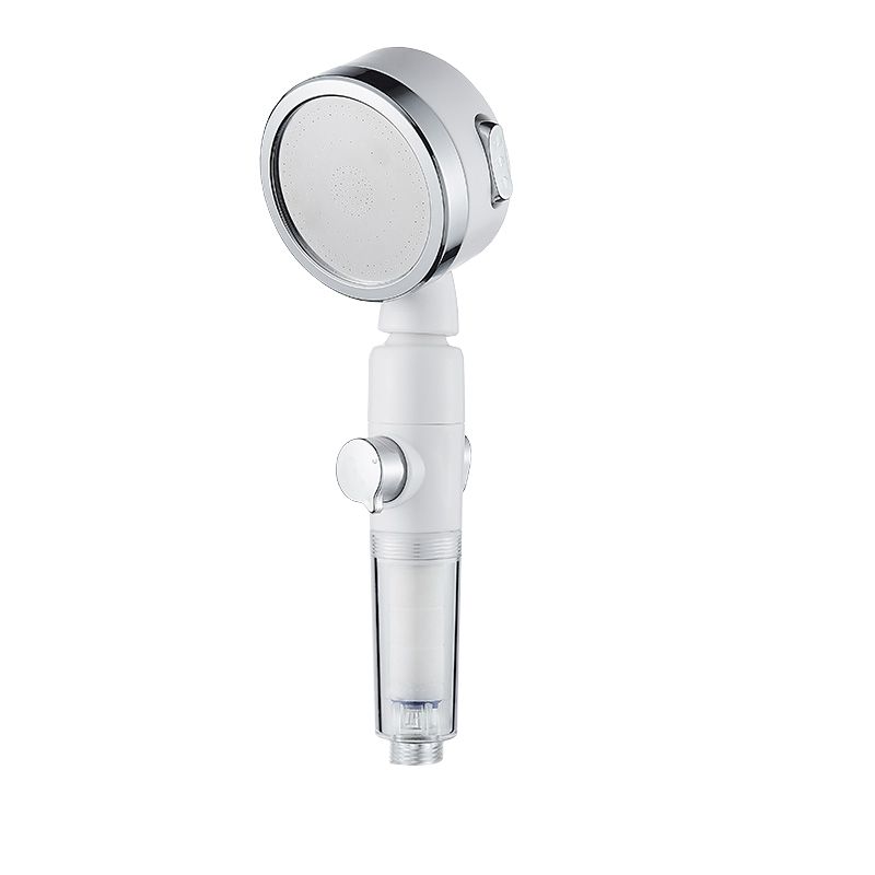 Modern Handheld Shower Head Silver Round Standard Shower Heads