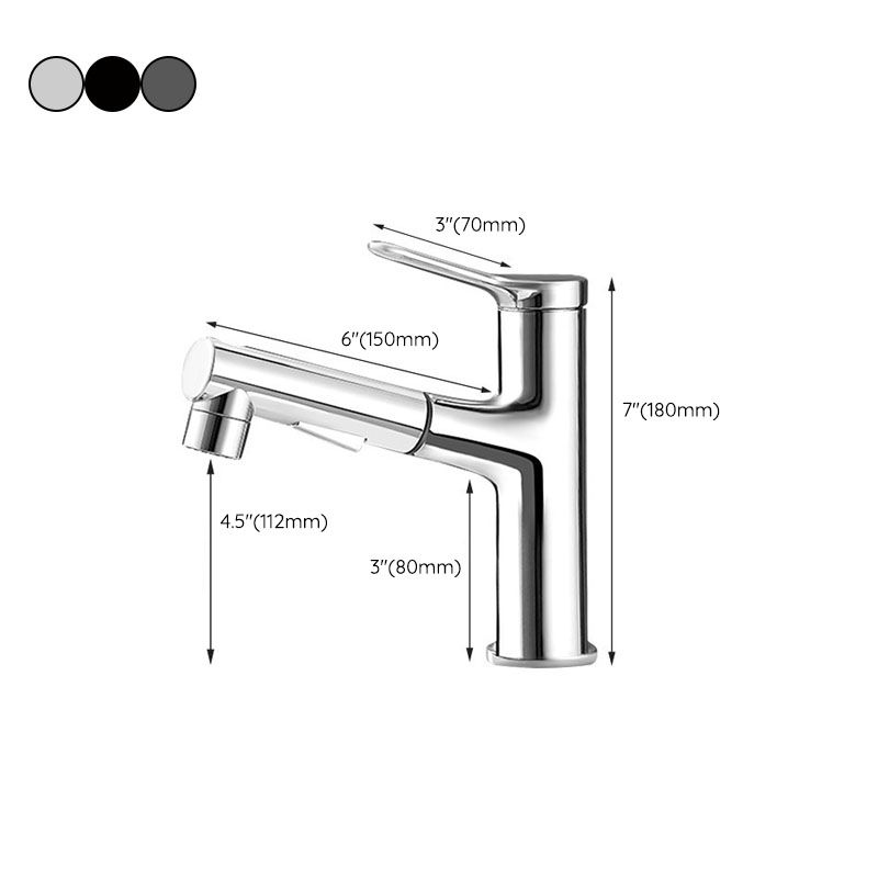 Modern Basin Faucet Pure Color Lavabo Faucet for the Bathroom