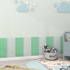 Modern PVC Cap Verflooring Smooth Wall Interior 3D Living Room Board Set of 2