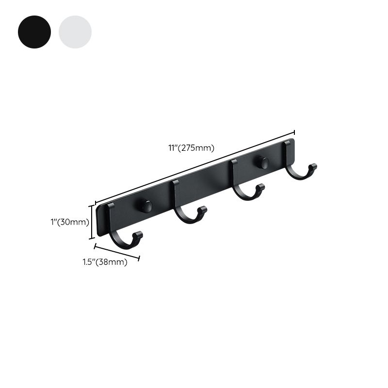 Modern Bathroom Accessory Set Silver/Black Bathroom Accessory Kit