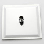 Square Metal Double Shower Heads Modern Shower with Shower Hose