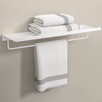 Modern White Bathroom Accessory Set Bathroom Shelf Paper Holder Bathroom Accessory Kit
