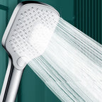 Rectangular Self-Cleaning Hand Shower Adjustable Spray Pattern Wall-Mounted Hand Shower