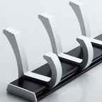Modern Bathroom Accessory Set Silver/Black Bathroom Accessory Kit