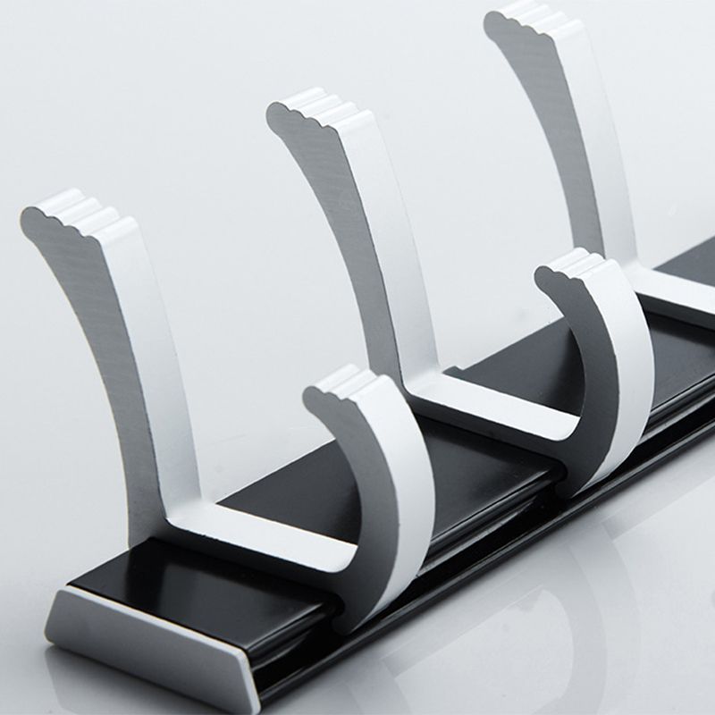 Modern Bathroom Accessory Set Silver/Black Bathroom Accessory Kit