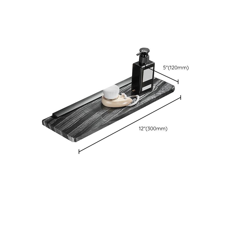 Metal and marble bathroom accessories as a single piece or as a set in black