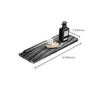 Metal and marble bathroom accessories as a single piece or as a set in black