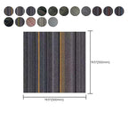 Dark Color Level Loop Carpet Tile Non-Slip Self-Adhesive Indoor Office Carpet Tiles