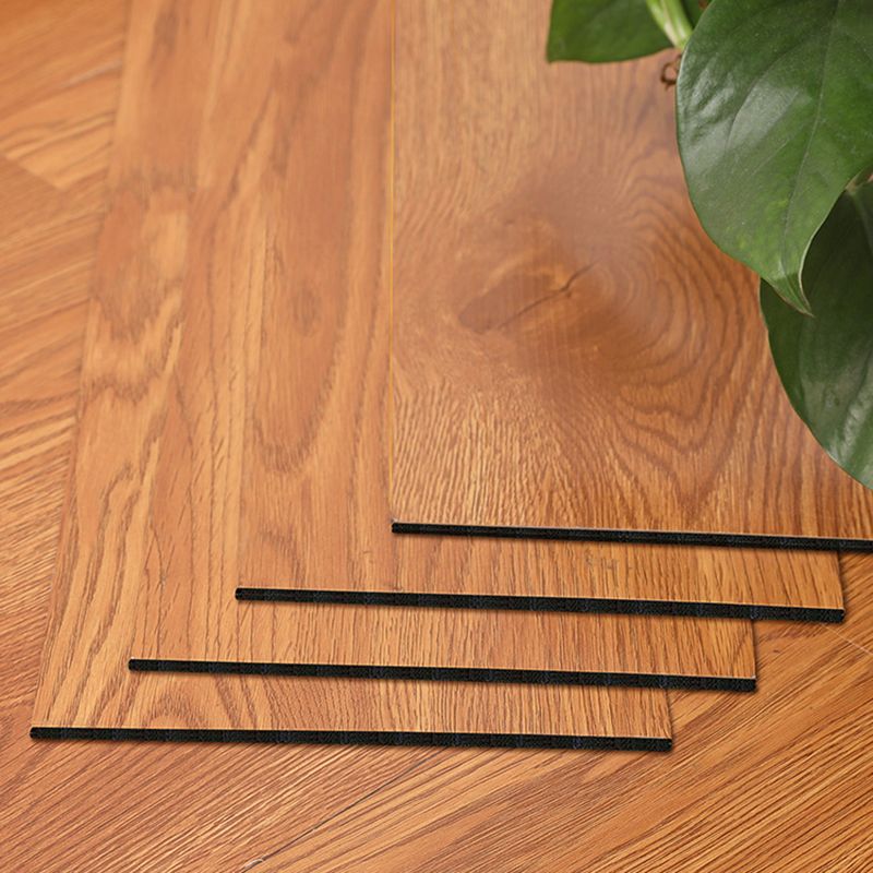 Peel and Stick PVC Flooring Smooth Wood Look Effect Slip Resistant Vinyl Floors