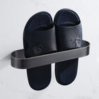 2-piece modern bathroom hardware set in gold/black, towel holder