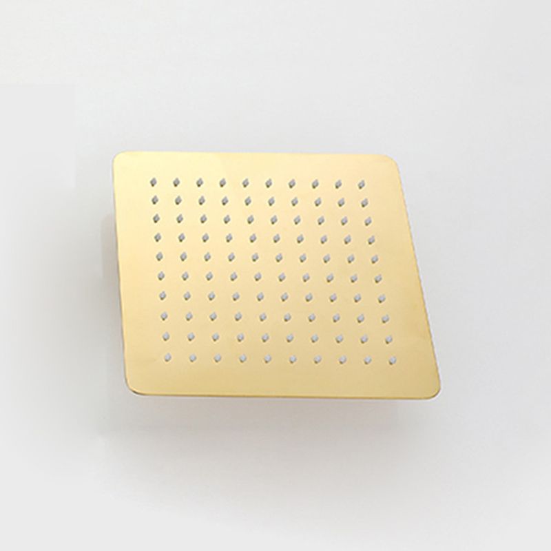 Stainless Steel Square Shower Head Standard Spray Pattern Wall Mounted Shower Head