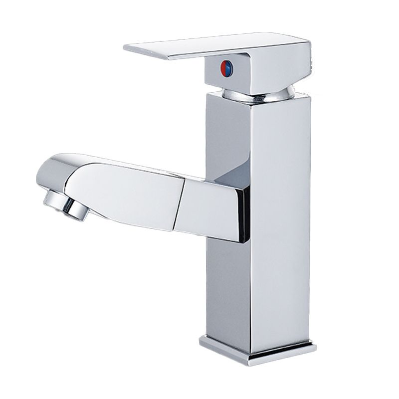 Modern Retractable Single Handle Basin Faucet Bathroom Sink Faucet