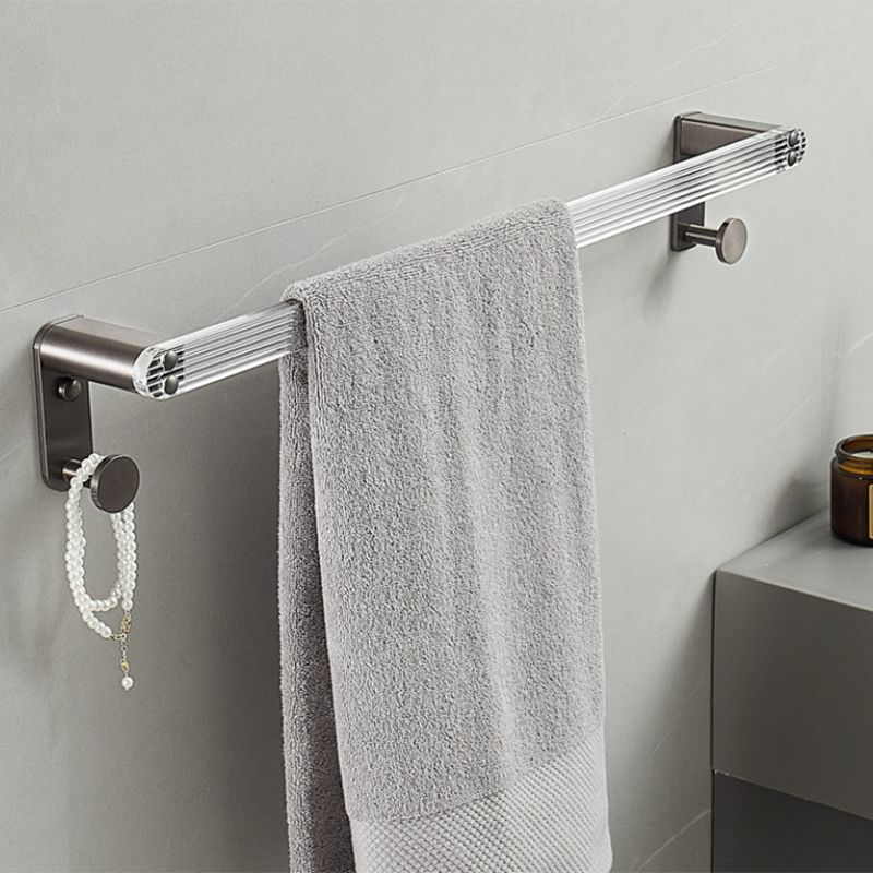 Modern Bathroom Set Gray Towel Rack Bathroom Shelf Bathroom Accessories Set