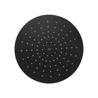 Contemporary Black Round Showerhead Combo Rain Shower Hand Shower