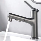 Contemporary Style Faucet Single Lever Mixer with Swivel Spout