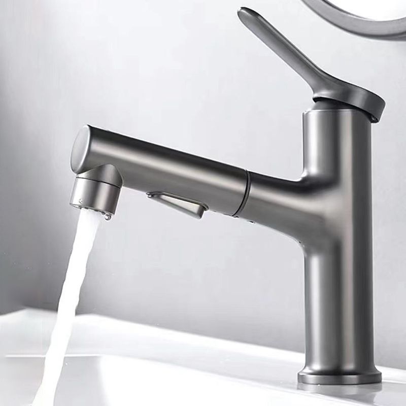 Contemporary Style Faucet Single Lever Mixer with Swivel Spout