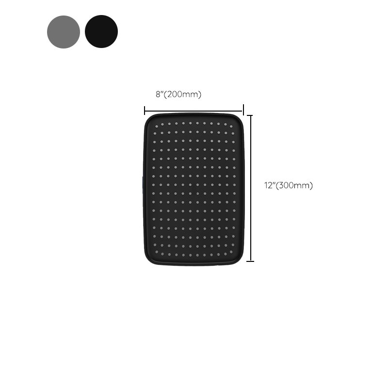 Contemporary Self-Cleaning Hand Shower 3 Spray Types Wall Mounted Hand Shower