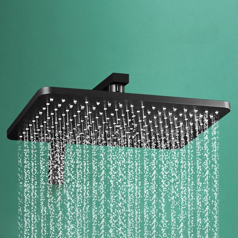 Modern adjustable water flow shower faucet shower hose shower system on the wall