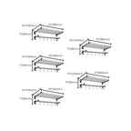 Modern Bathroom Accessory Set Made of Chrome-Plated Stainless Steel with Bathrobe Hook/Towel Bar