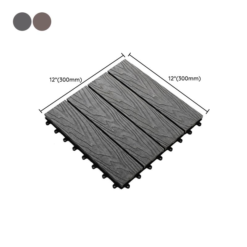 Striped pattern terrace tiles interlocking tiles kit outdoor patio