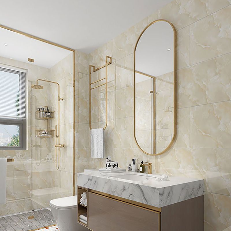 Modern Peel and Stick Tiles Rectangular Peel and Stick Back Wall Pack of 10