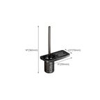 Traditional Aluminum Bathroom Accessories Set Black Bathroom Accessories Kit
