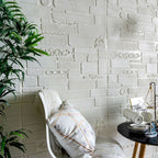 Modern Wall Covering Peel and Stick Brick 3D Print Waterproof Wall Panel