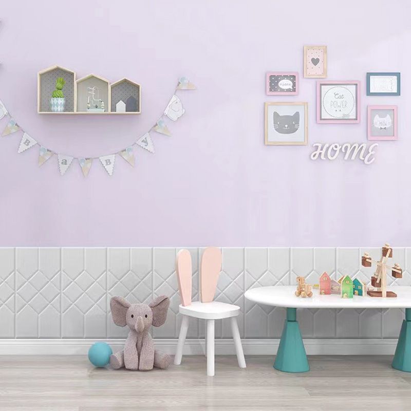 3D Embossed Foam Wall Panel Living Room Waterproof Wall Panel