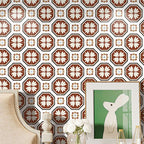 Peel and Stick Vinyl Flooring PVC Sample Vinyl Flooring with Square Edge