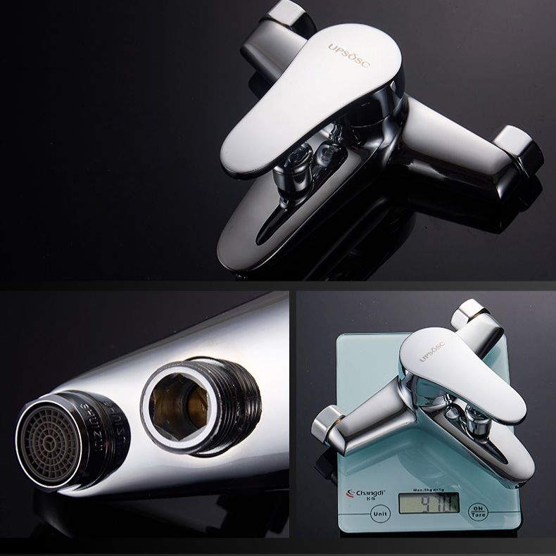 Tradition Fixed Bathtub Mixer Wall Mount Lever Handle Bathtub Mixer