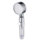 Modern Handheld Shower Head Silver Round Standard Shower Heads