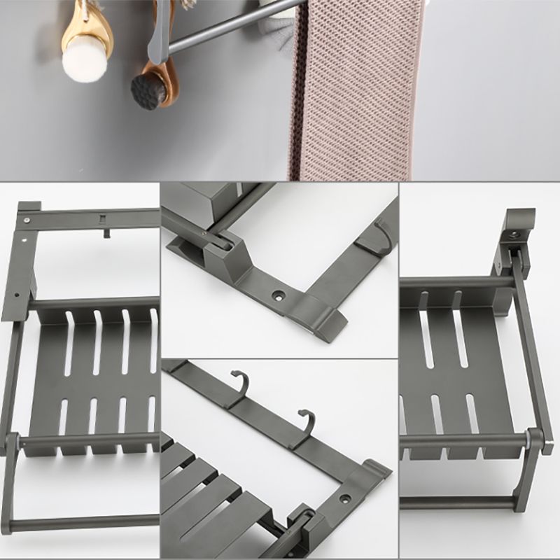 Modern Bathroom Fixture Set Towel Bar Gray Bathroom Shelf Bathroom Set